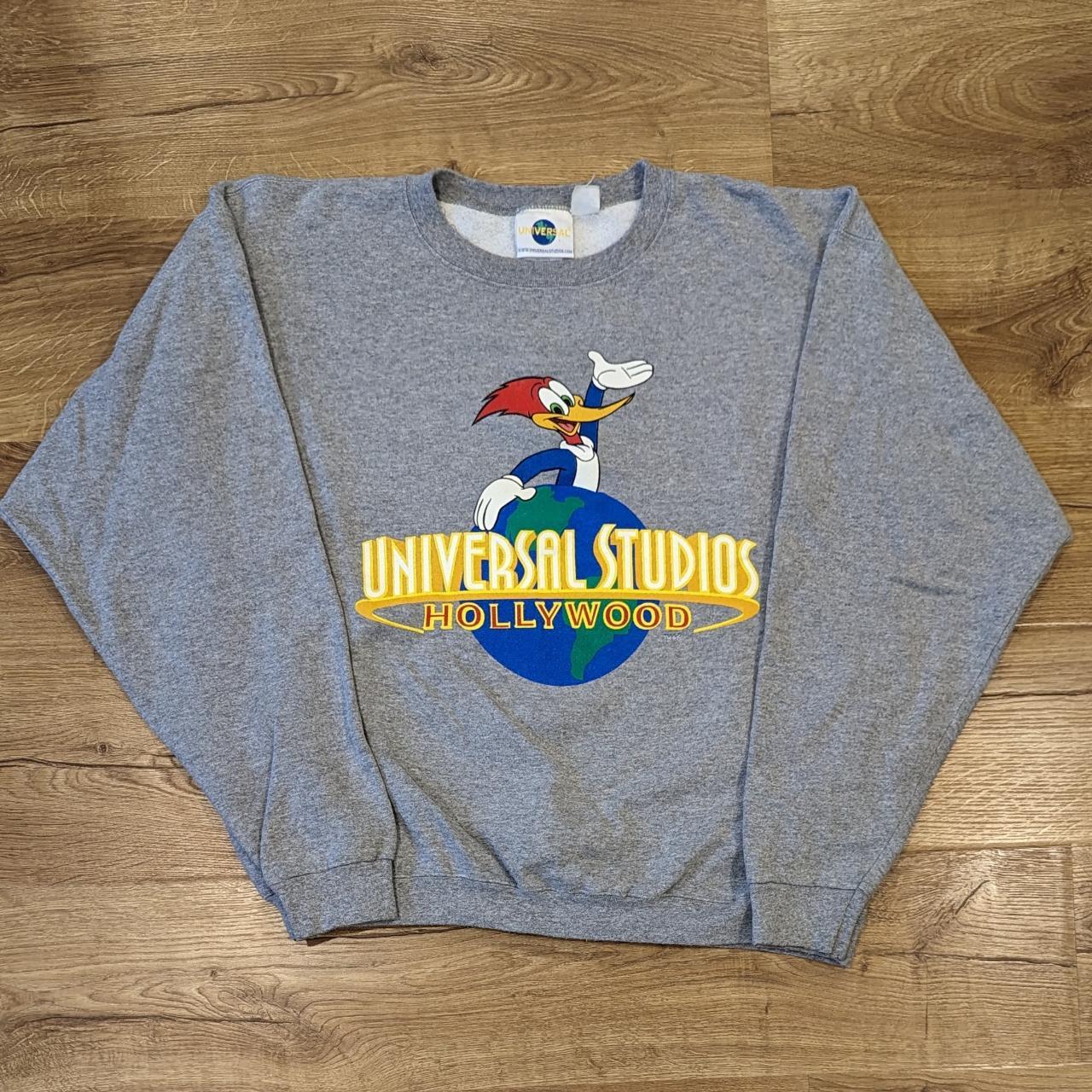 トップス 90s universal studios Woodpecker sweat Vintage 90s Universal Studios Sweatshirt X Woody Woodpecker