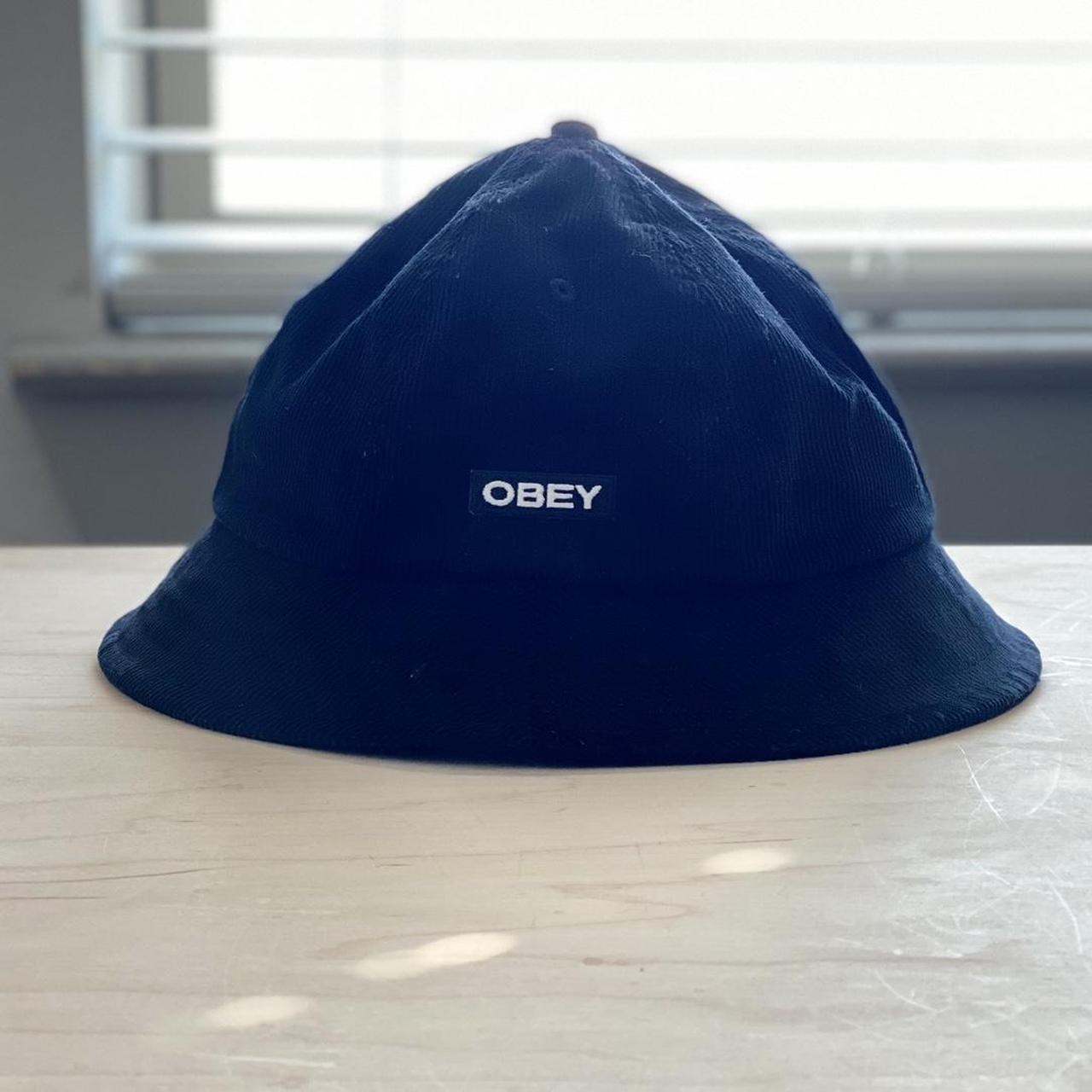 OBEY WORLDWIDE CORDUROY bucket hat‼️, -black,