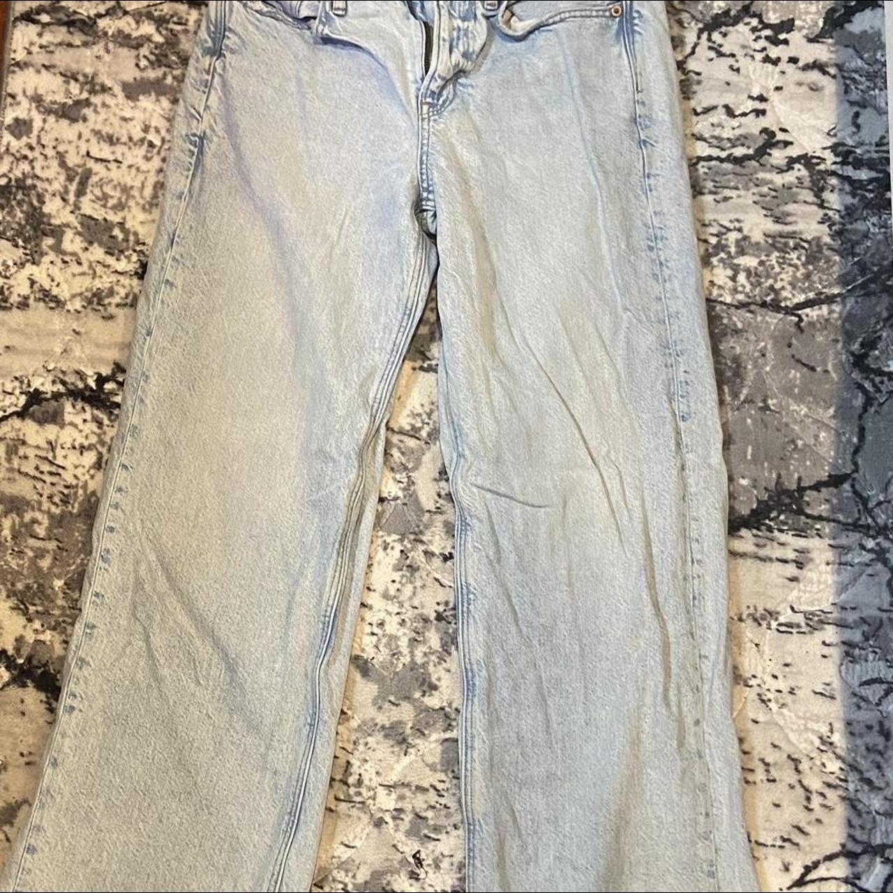 American Eagle Women's Blue Trousers | Depop