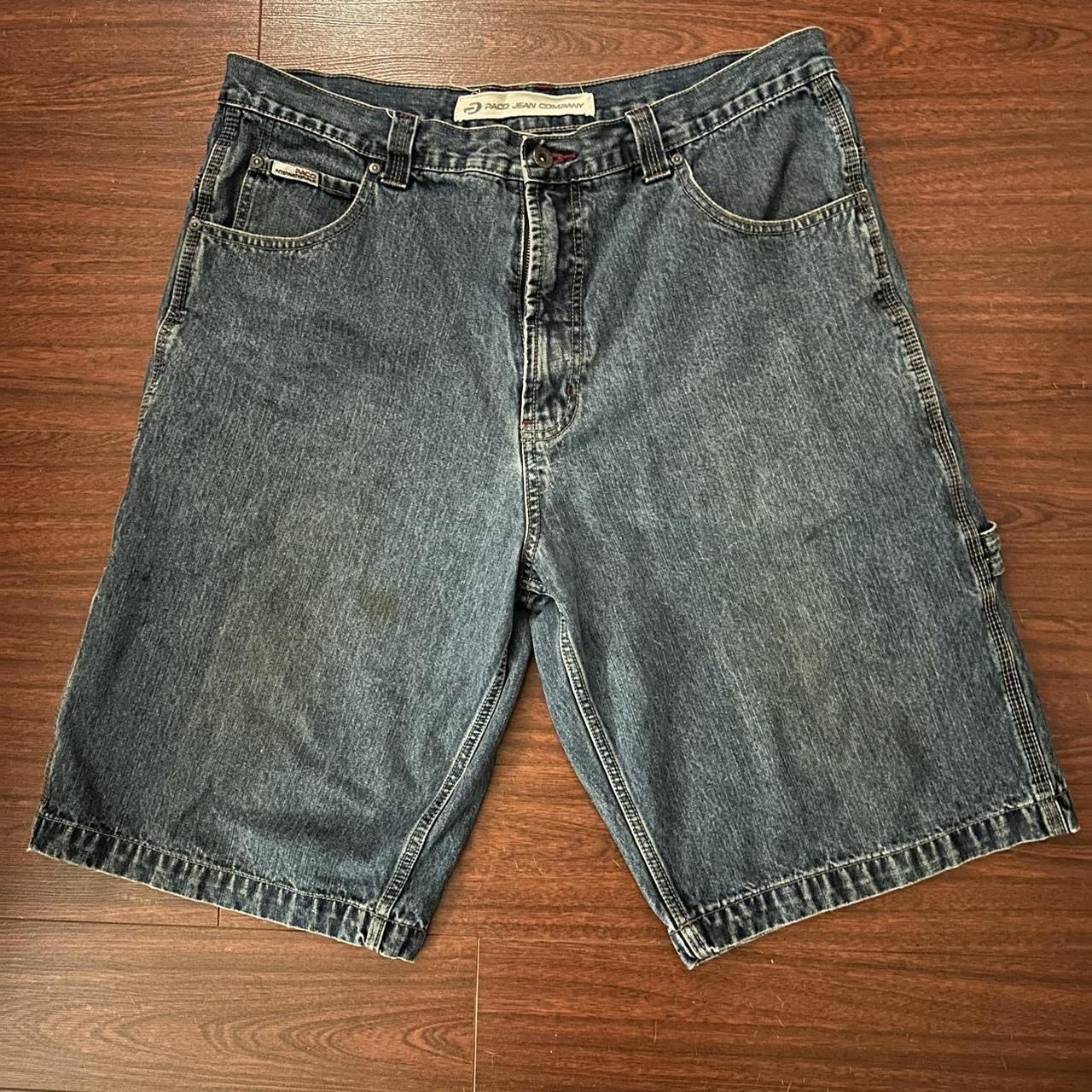 Y2K Baggy Paco carpenter jorts size 38 sick details... - Depop