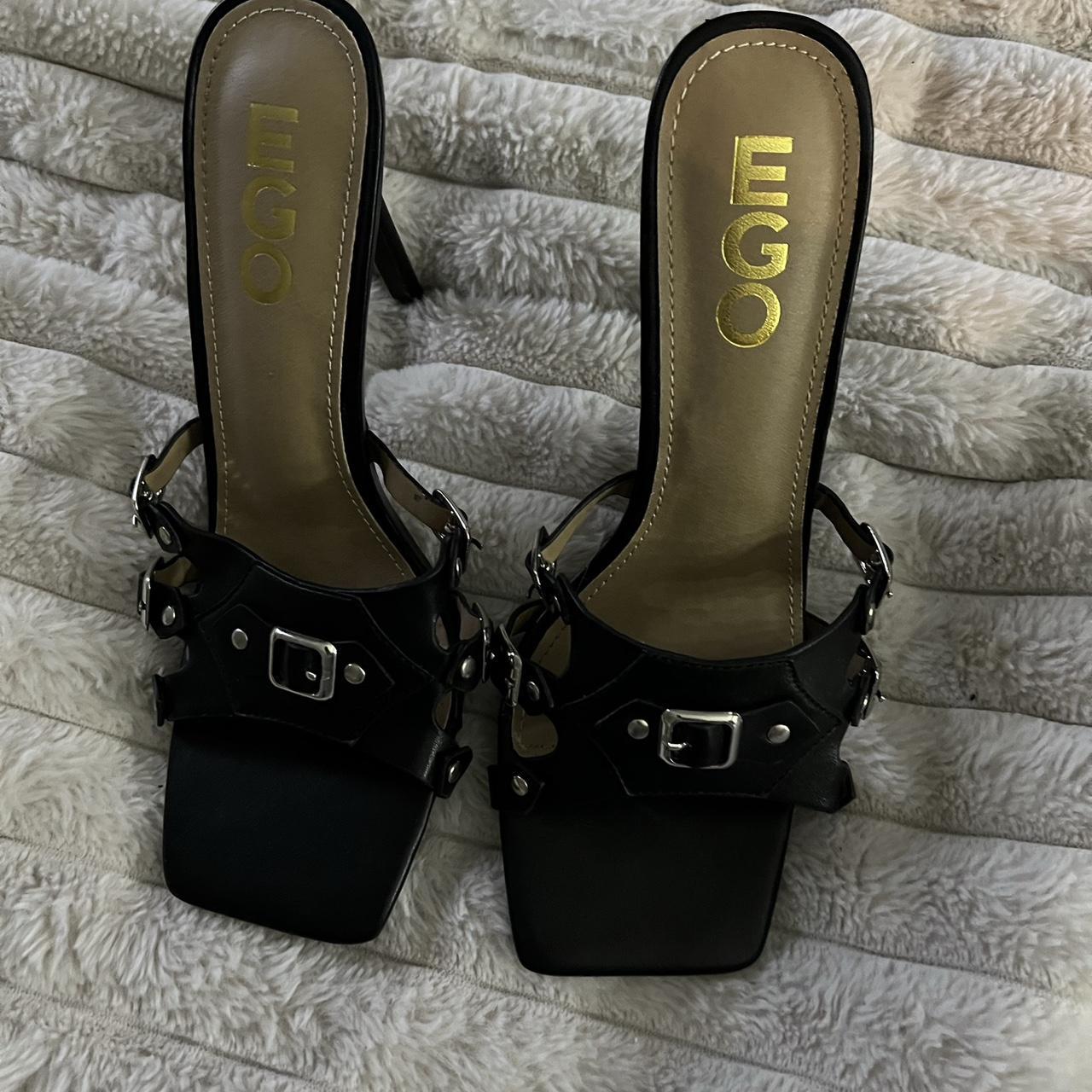 EGO Women's Black Sandals