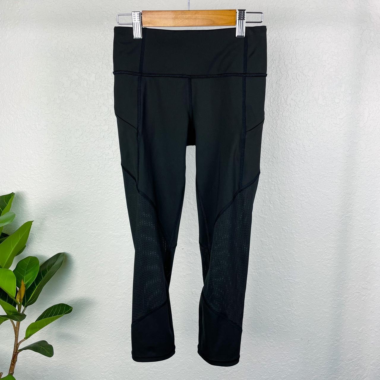 Athleta  Mesh Contender Capri Leggings In - Depop