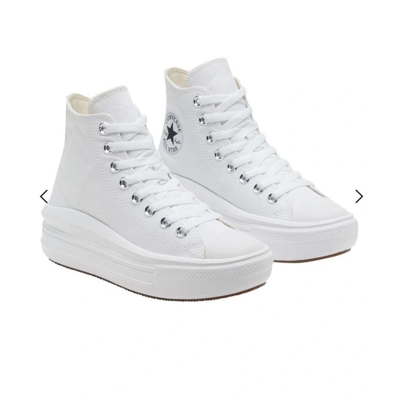 Converse Chuck Taylor All Star Move White/Natural... Depop