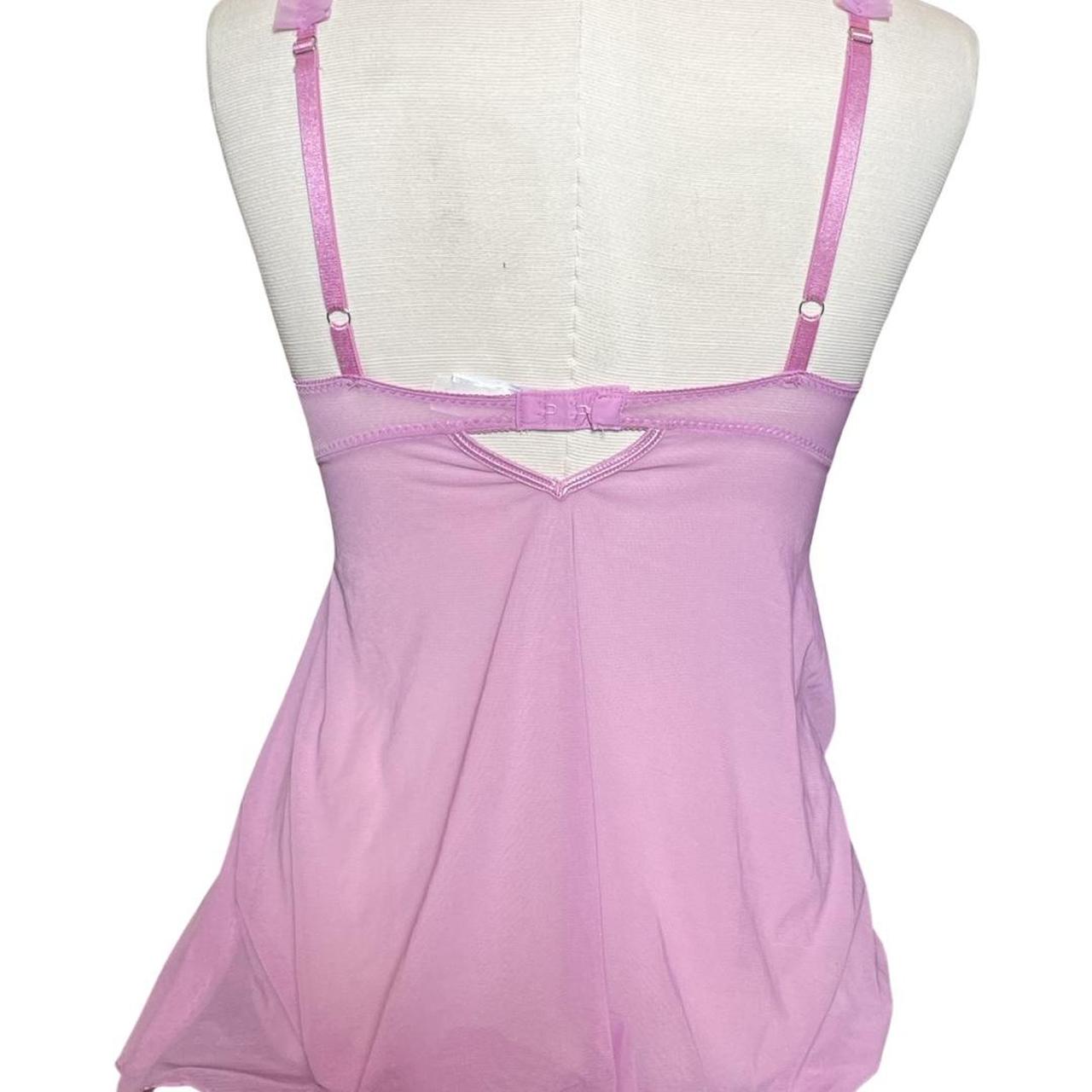 Frederick's of Hollywood Women's Pink and Black Nightwear (2)