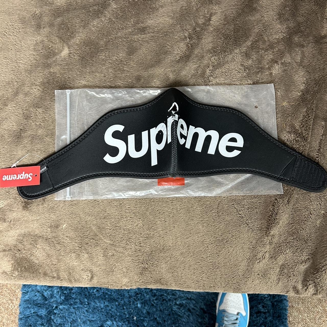 Supreme Logo Facemask Black