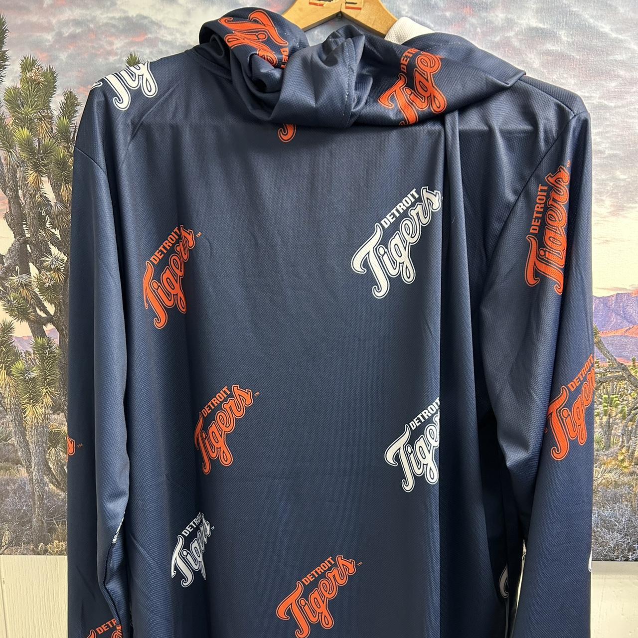 Detroit Tigers zip up hoodie. Made by Stitches - Depop