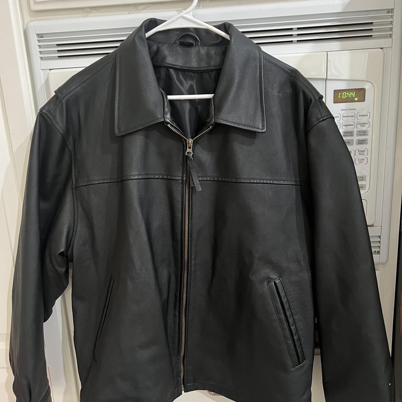 St. John's Bay Men's Black Jacket | Depop