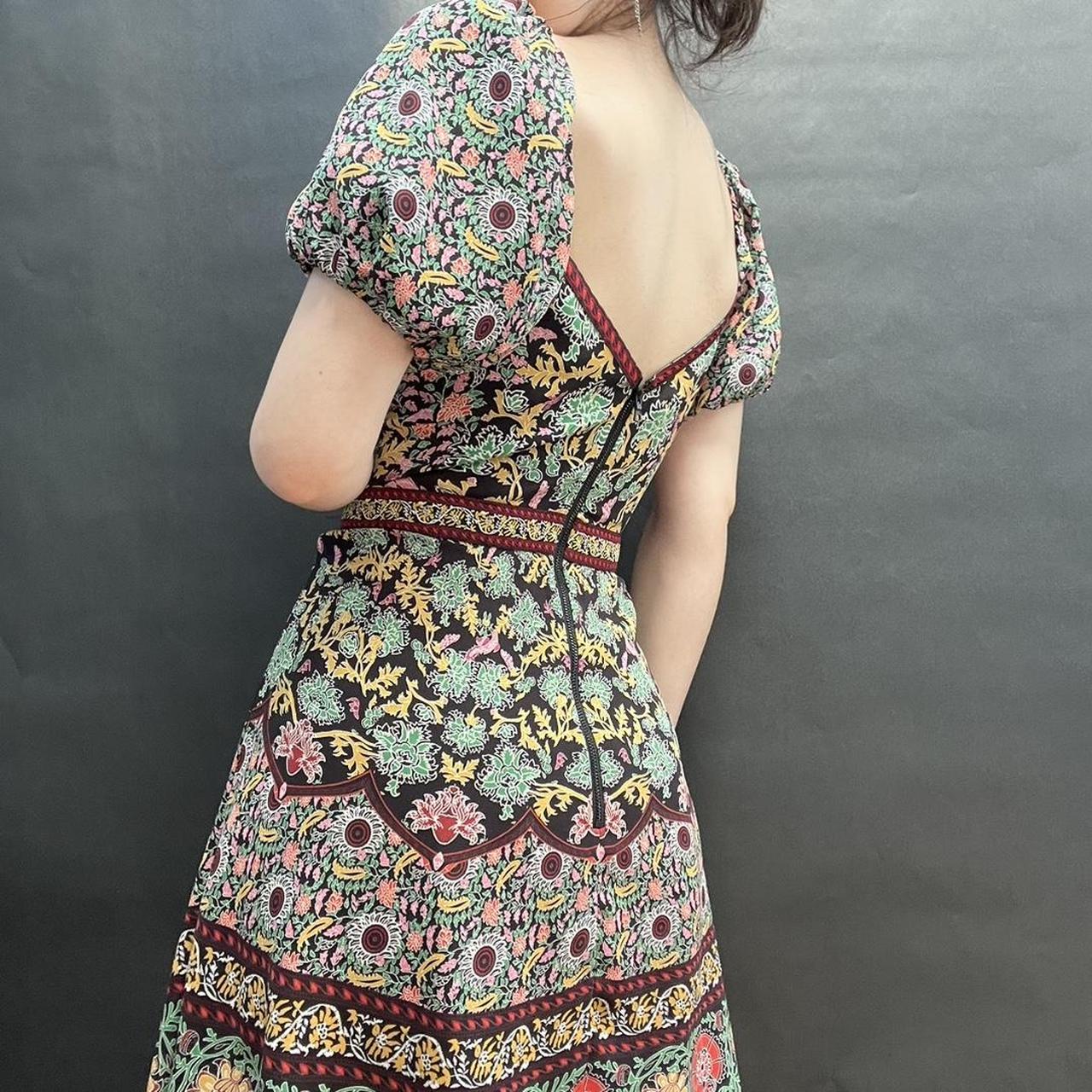 限定セール!ALICE + OLIVIA Aライン 花柄 ミニワンピース Alice + Olivia Maryann Floral Satin Minidress | Saks Fifth