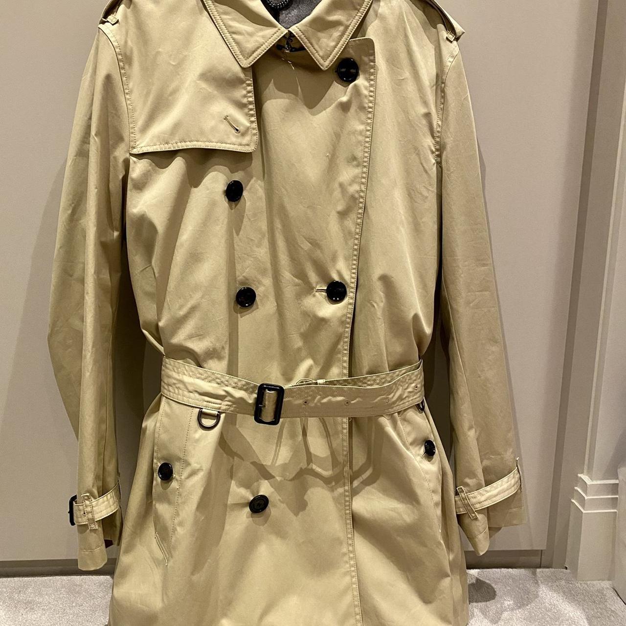 Burberry Britton Double Breasted Cotton Coat New... - Depop