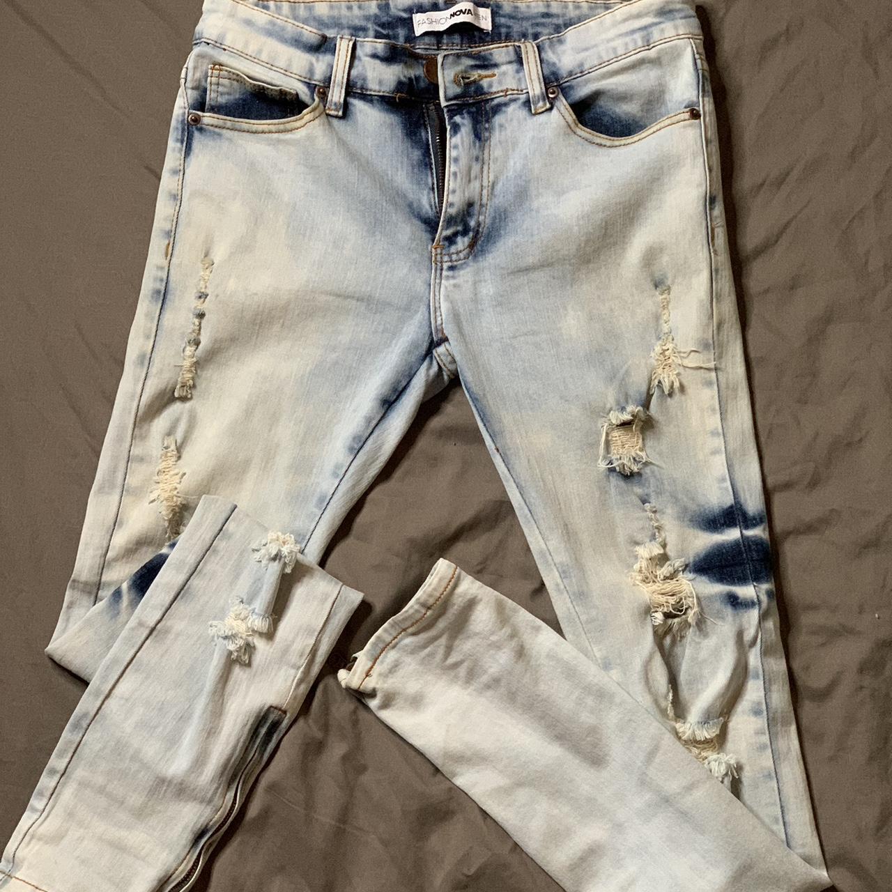 Fashion Nova Men's Blue Jeans | Depop