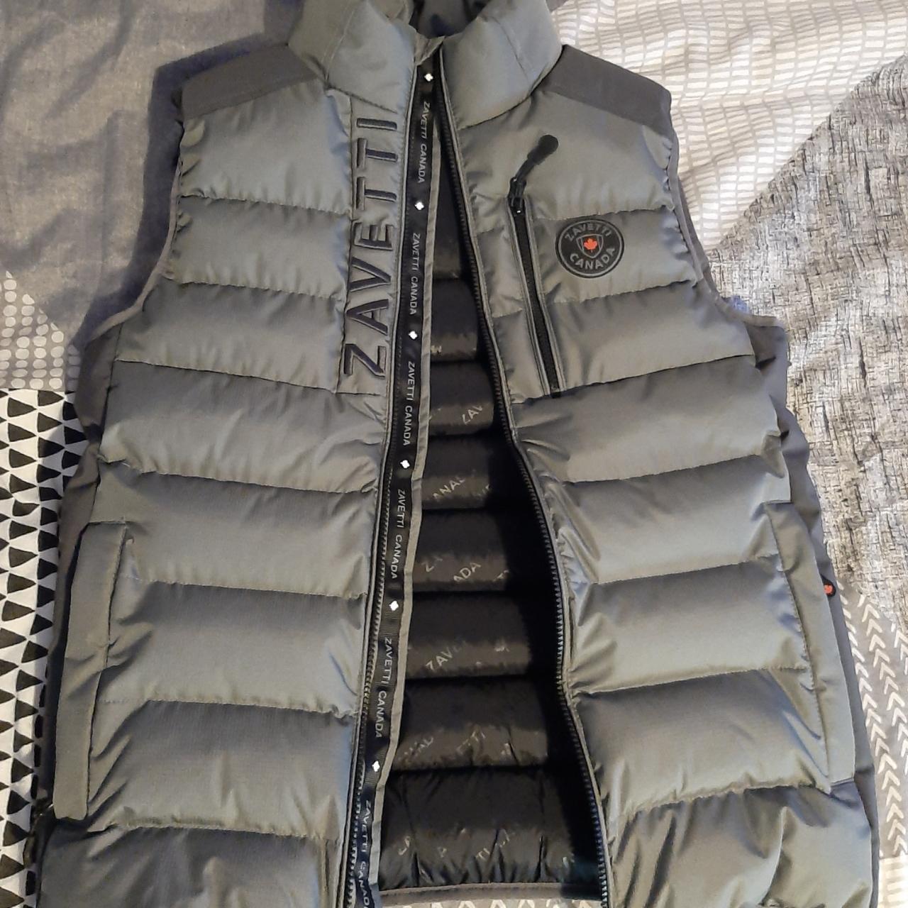 Grey Zavetti Canada Gilet Size Depop