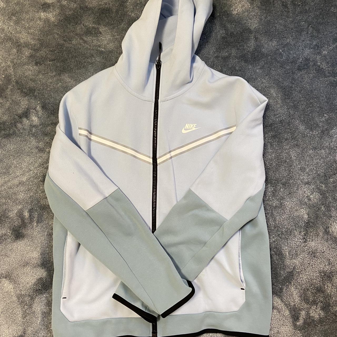 celestine blue nike hoodie