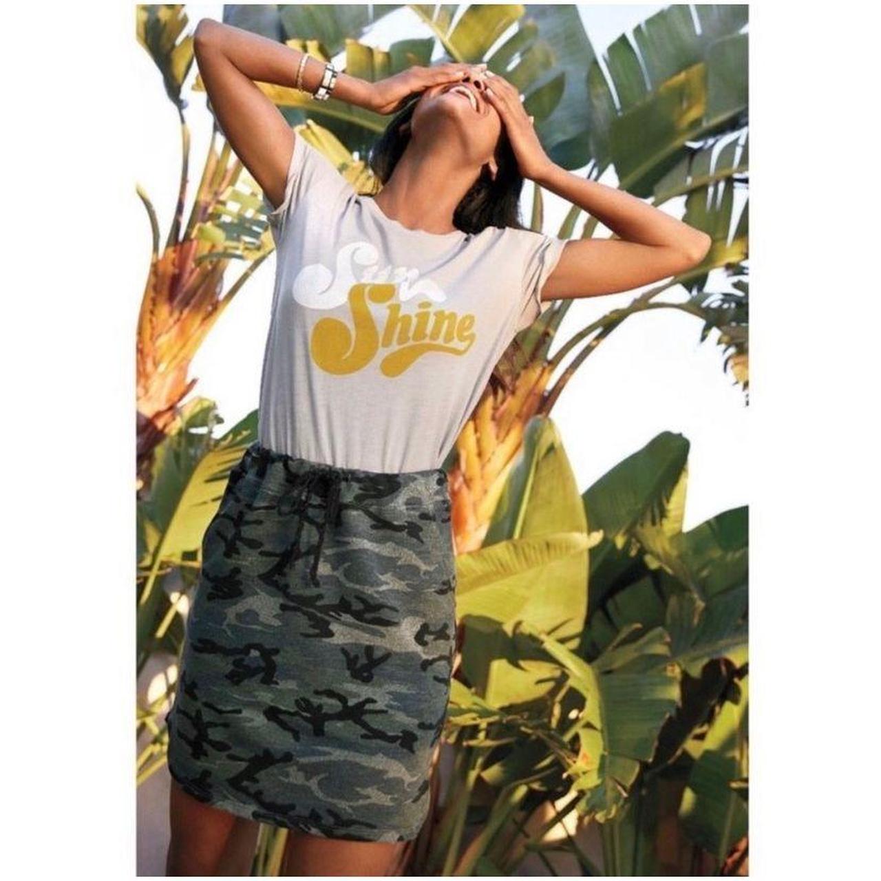 Camo knit outlet skirt