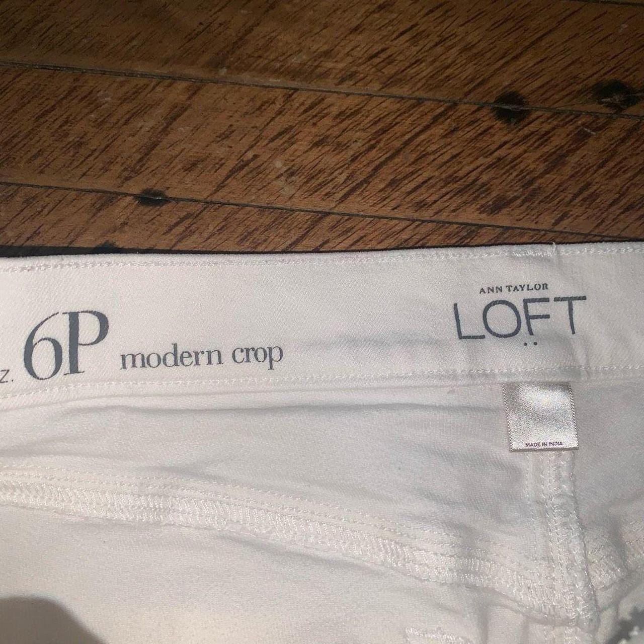 Ann taylor hot sale loft white jeans