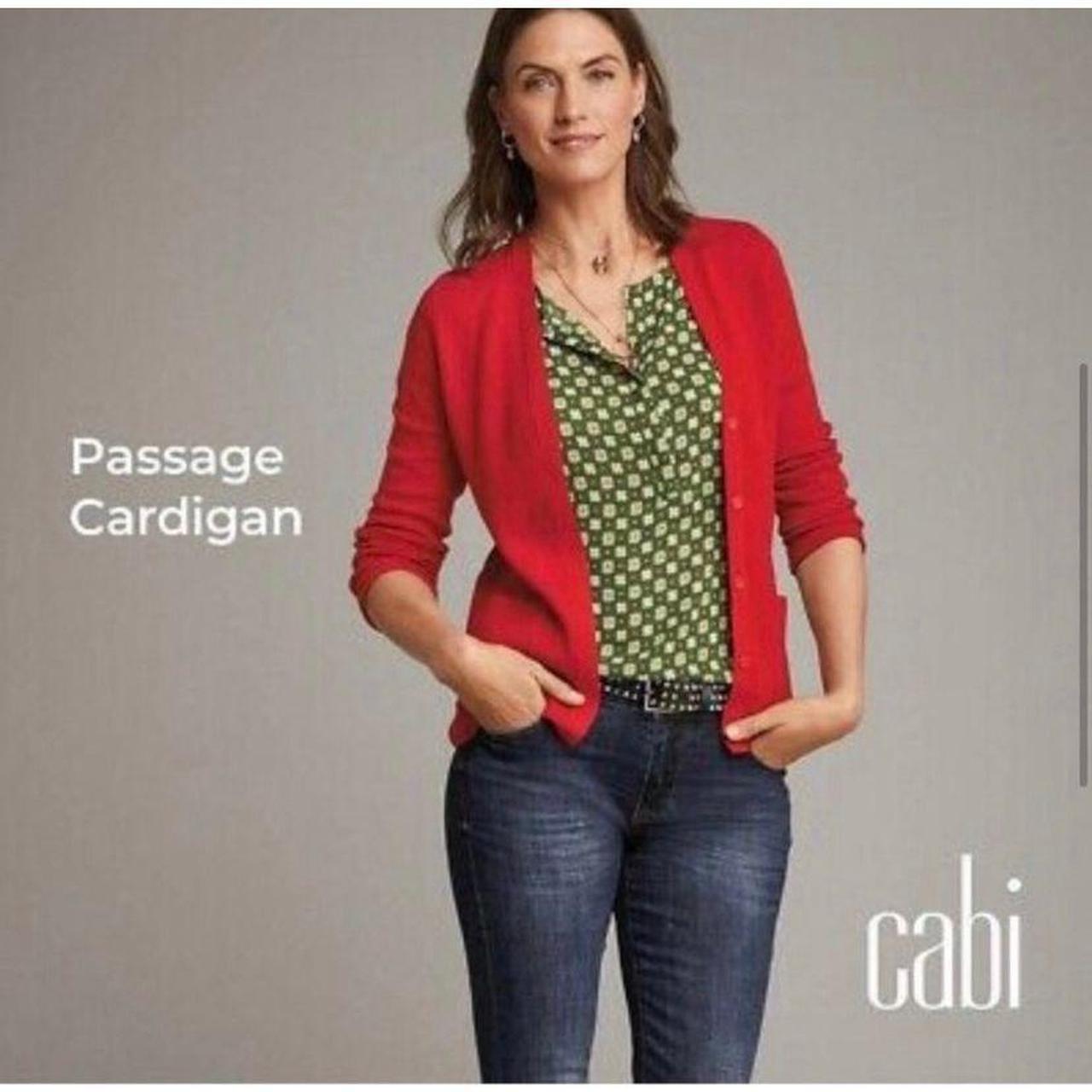 Cabi red outlet sweater