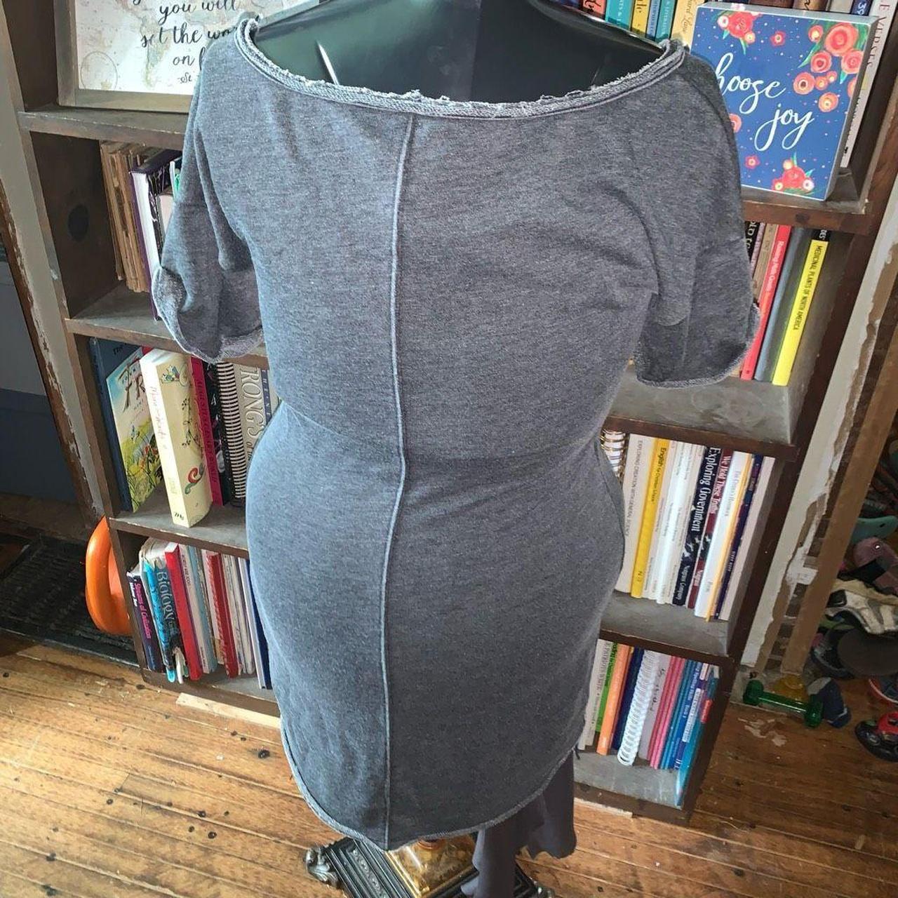 Grey Fabletics Sweater Dress - Functional Side - Depop