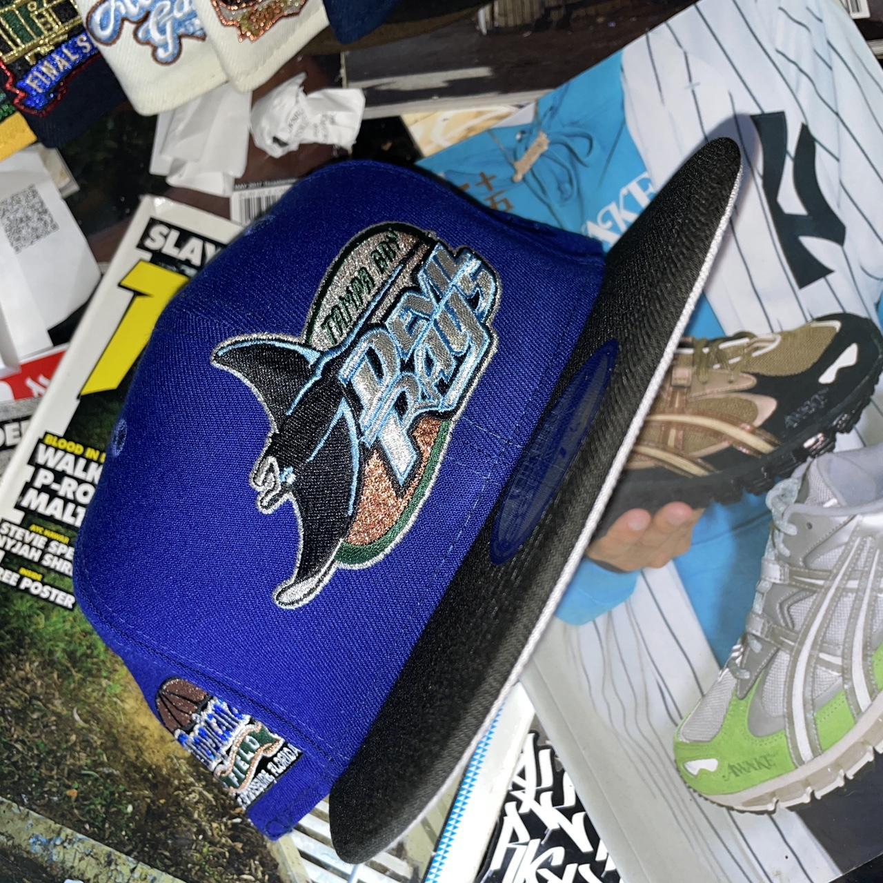 Y2K Tampa Bay Devil Rays Baseball Snapback Cap 