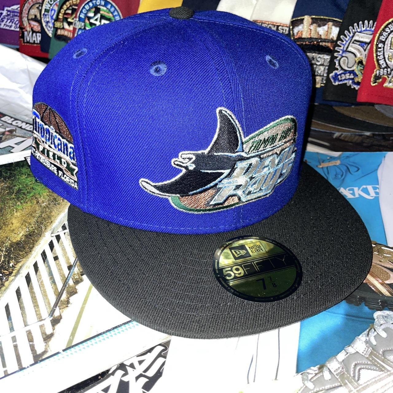 Y2K Tampa Bay Devil Rays Baseball Snapback Cap 