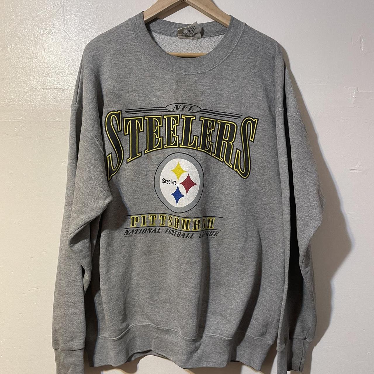 Vintage Pittsburgh Steelers Crewneck. Good - Depop