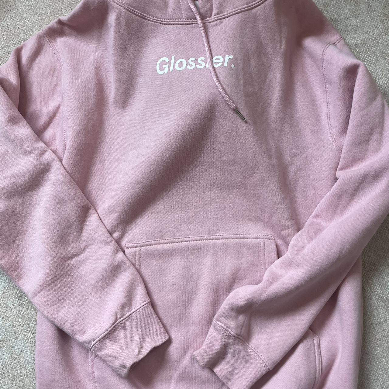 Glossier Women's Pink Sweatshirt (2)