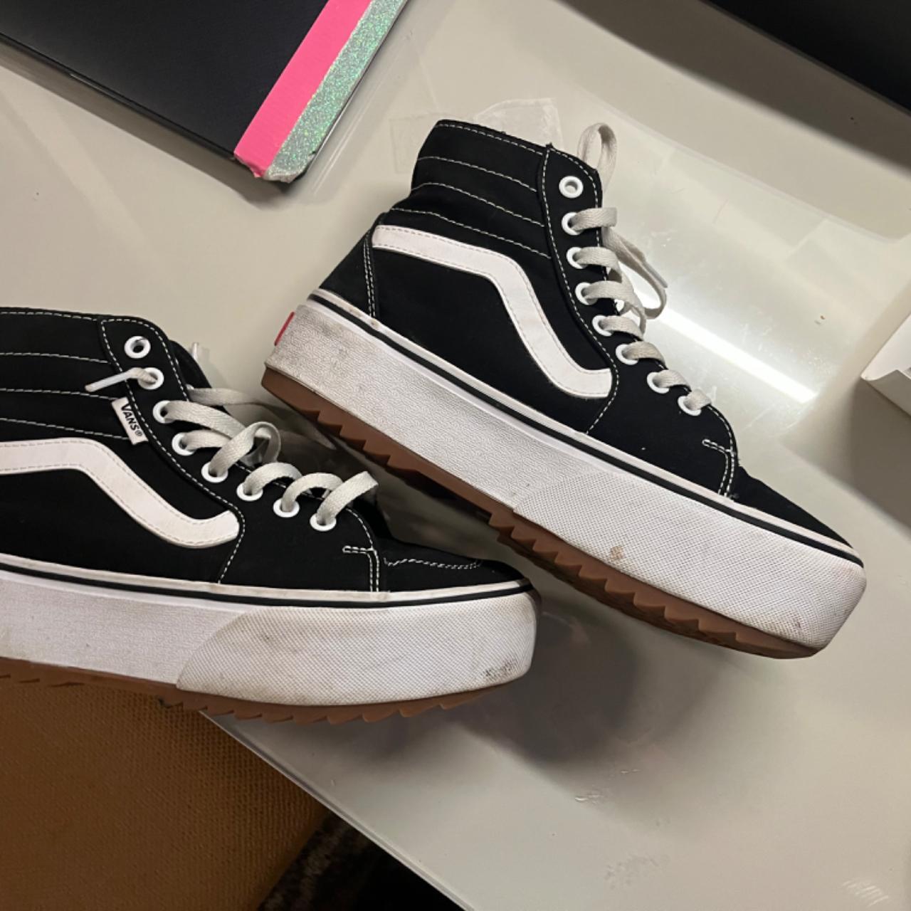 The Vans Sk8-Hi Stacked takes their legendary high... - Depop