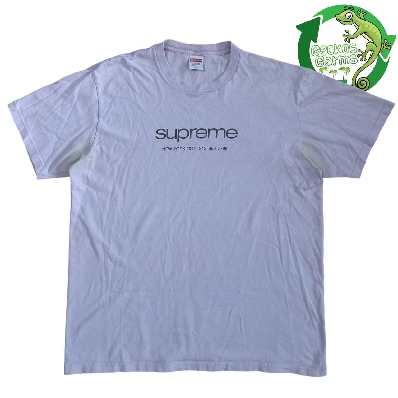 Supreme new york store city t shirt