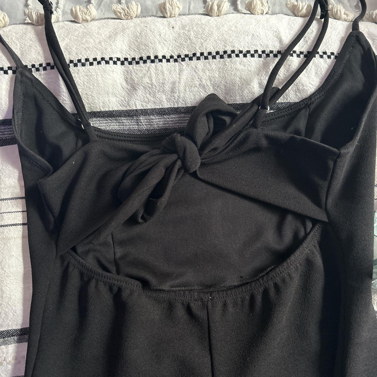 Lucy in the sky black dress size small worn once... - Depop