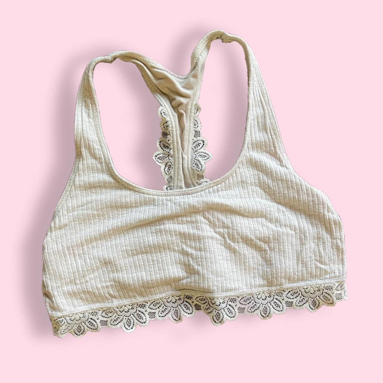 super soft beige racerback bralette from aerie! i - Depop