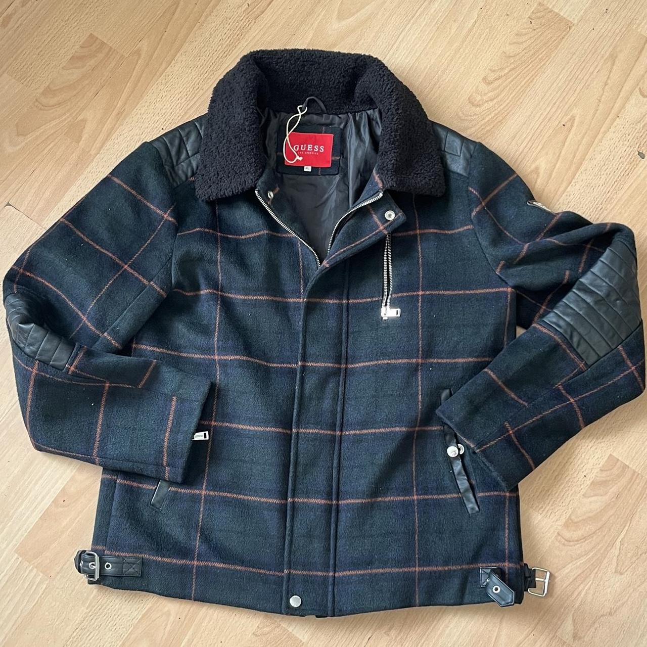 Guess on sale plaid jacket