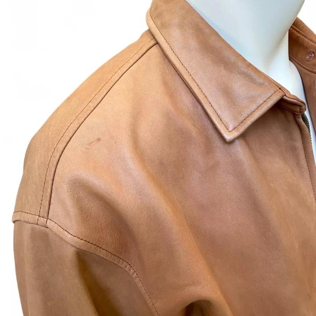 ジャケット・アウター 90s Polo Ralph Lauren Brown Leather jkt Polo Ralph Lauren Leather Jacket Large – axevin