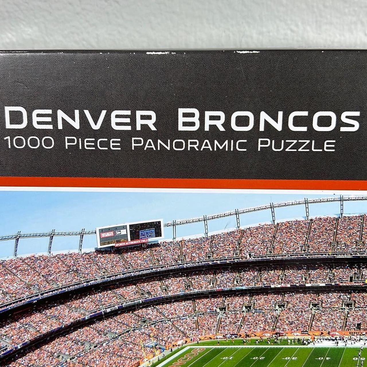 Denver Broncos NFL 1000 Piece Panoramic Puzzle. This - Depop