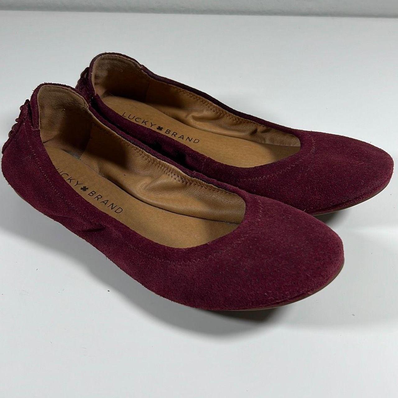 Lucky brand outlet red flats