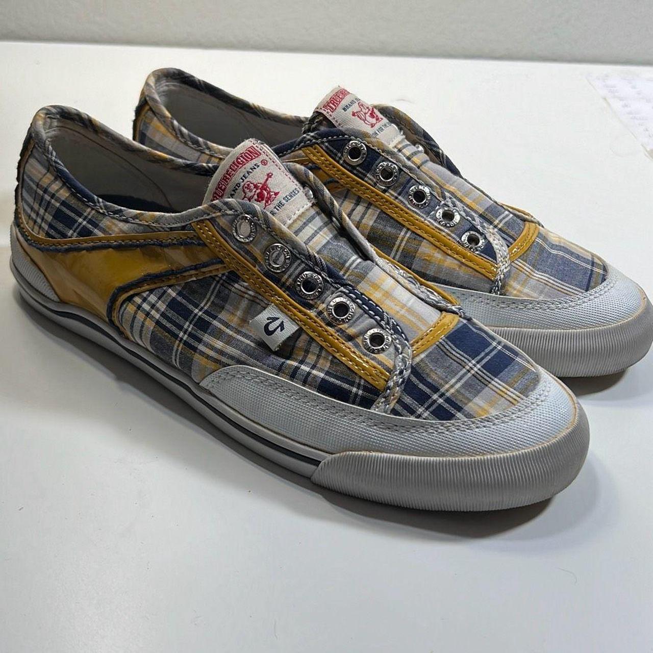 Womens plaid best sale tennis shoes