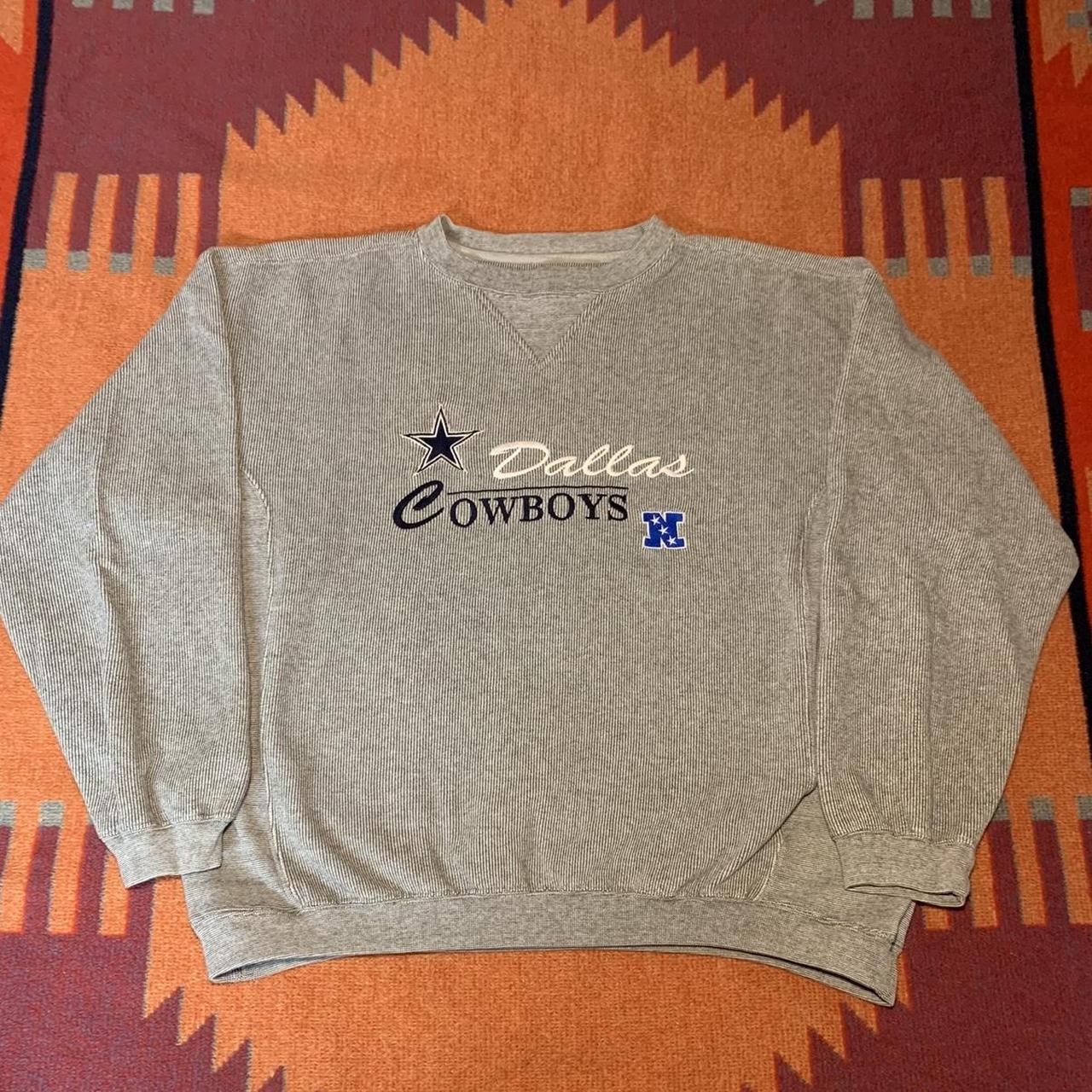 Vintage 90s NFL Dallas Cowboys Pullover Hoodie Embroidery 