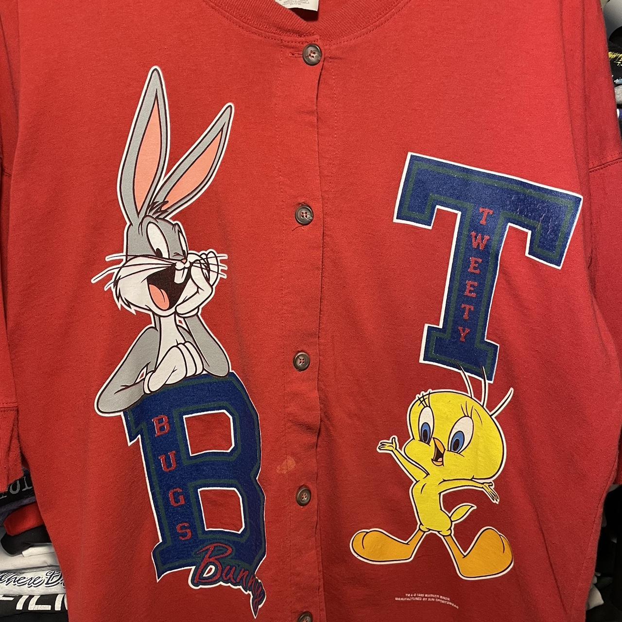 Boston Red Sox Looney Tunes Bugs Bunny Navy Baseball Jersey