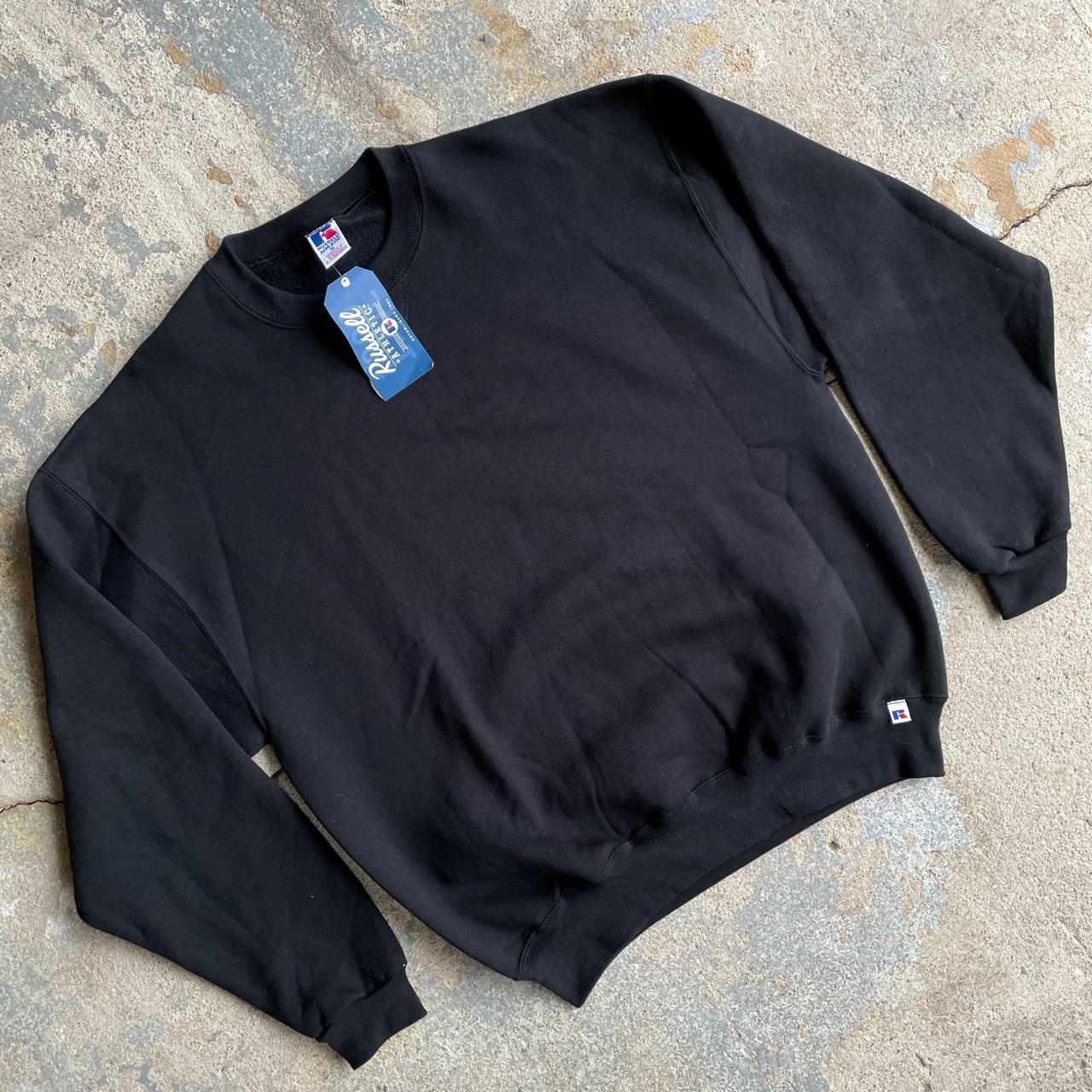 Russell Athletic Men's Black Sweatshirt | Depop