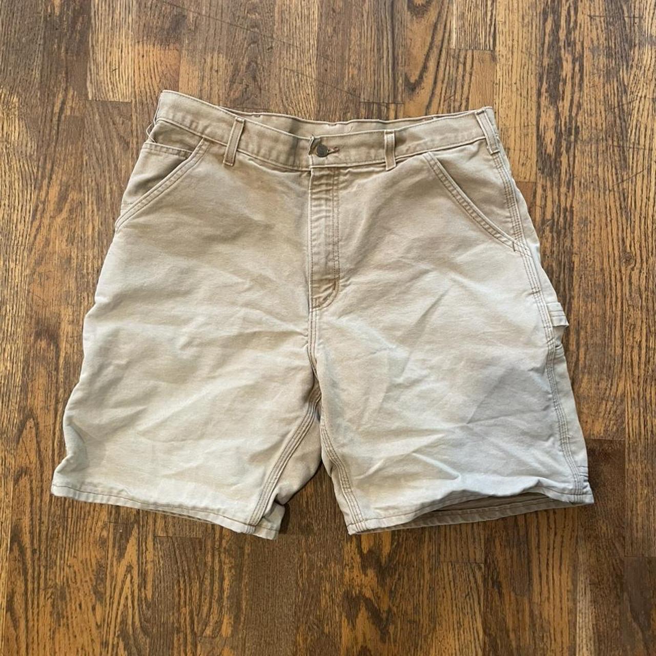 Carhartt Men's Tan Shorts | Depop