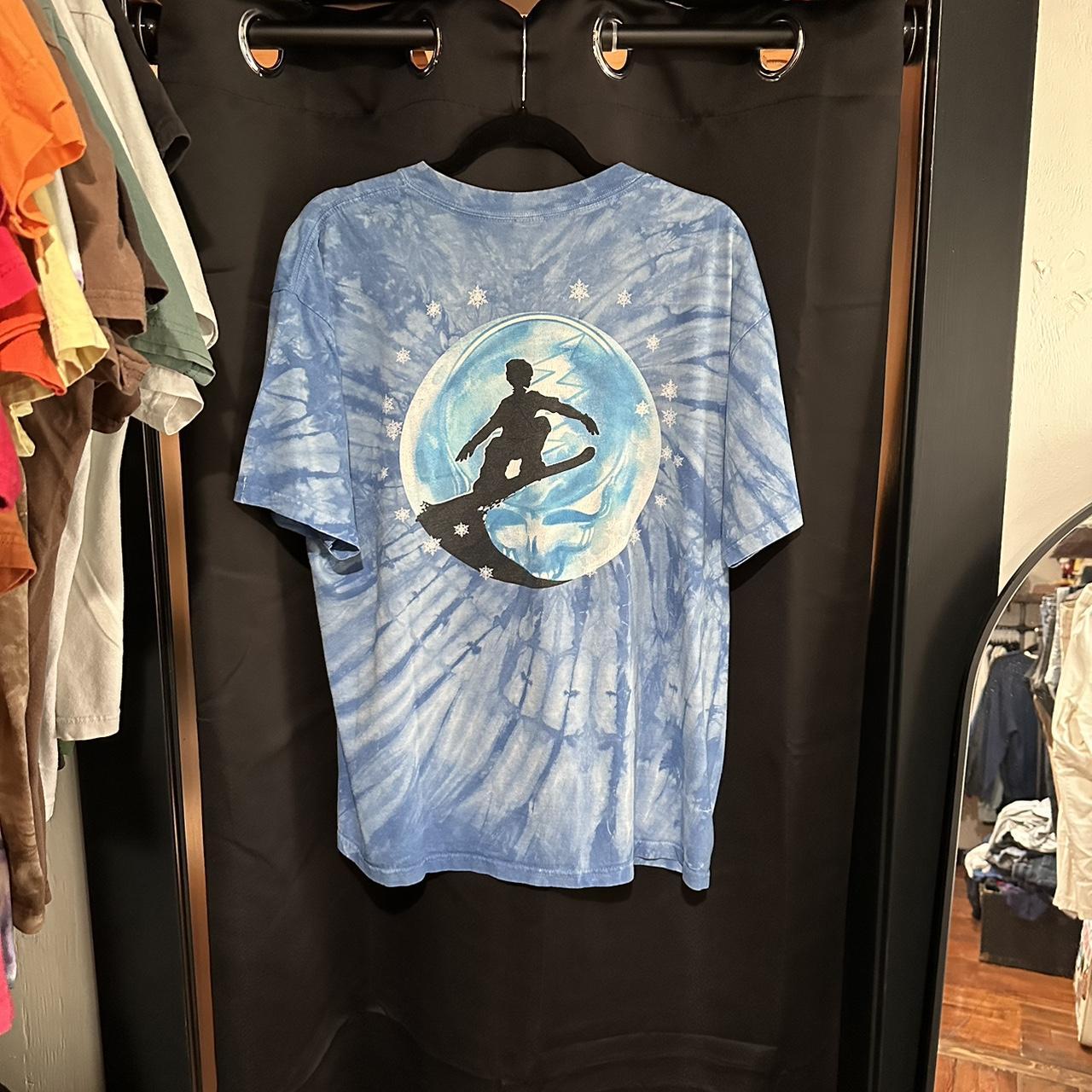 VTG Grateful Dead skeleton Snowboarding TIE-DYE 2006 | Depop