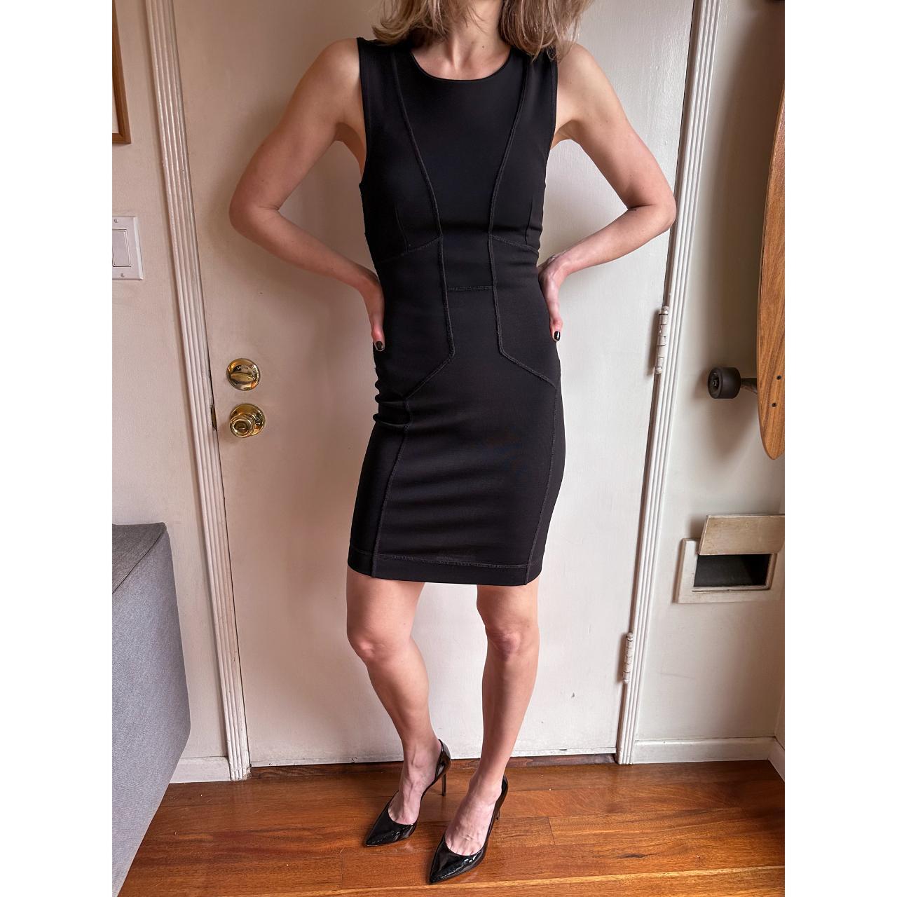 French connection clearance black bodycon dress