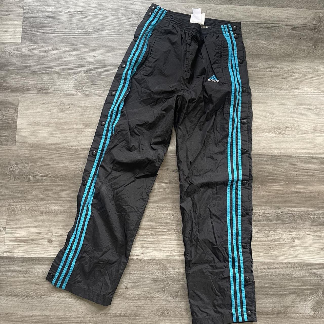 Vintage Adidas Break Away Track Pants Medium Mens... - Depop