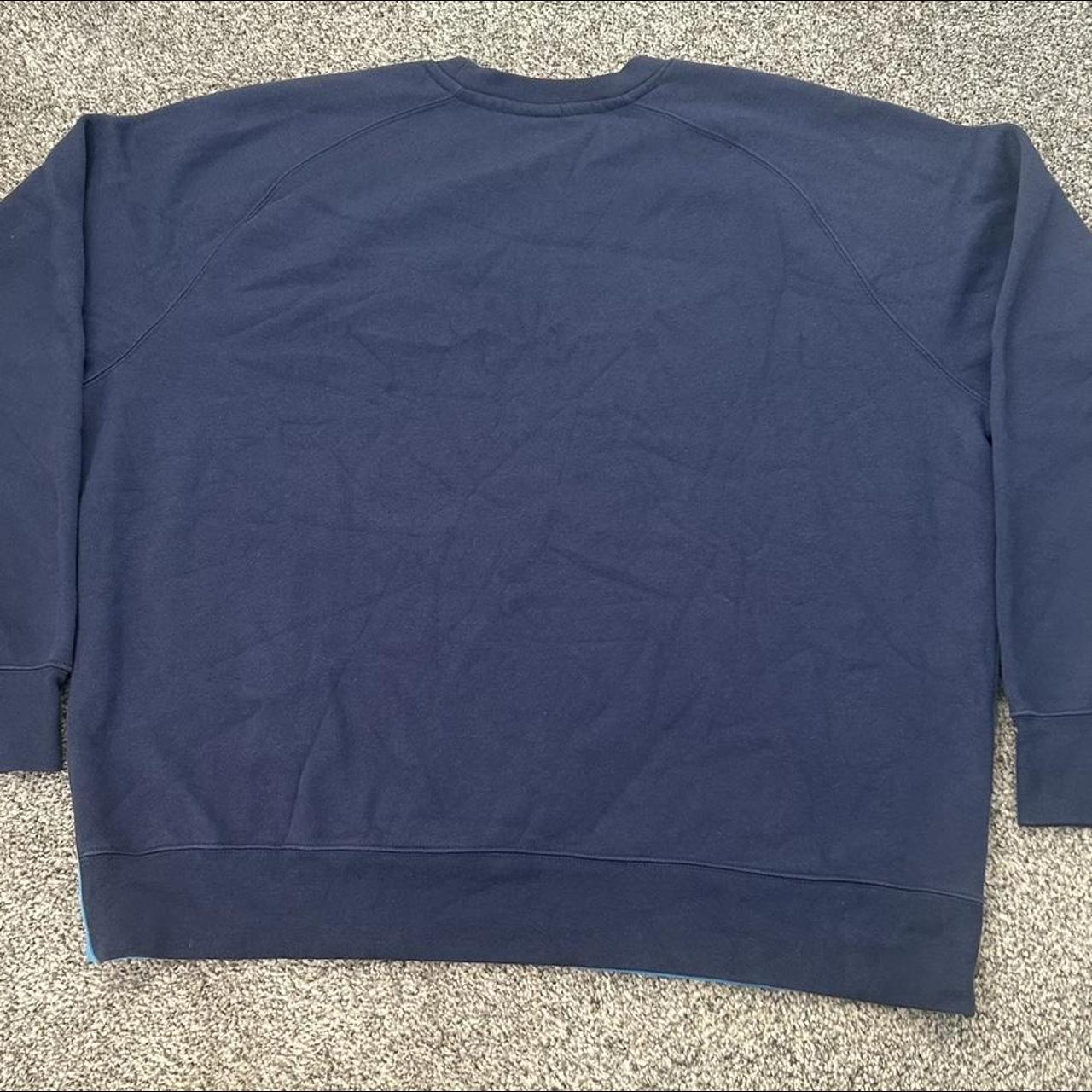 Navy blue/blue Nike air jumper Size - XXL Used - in... - Depop