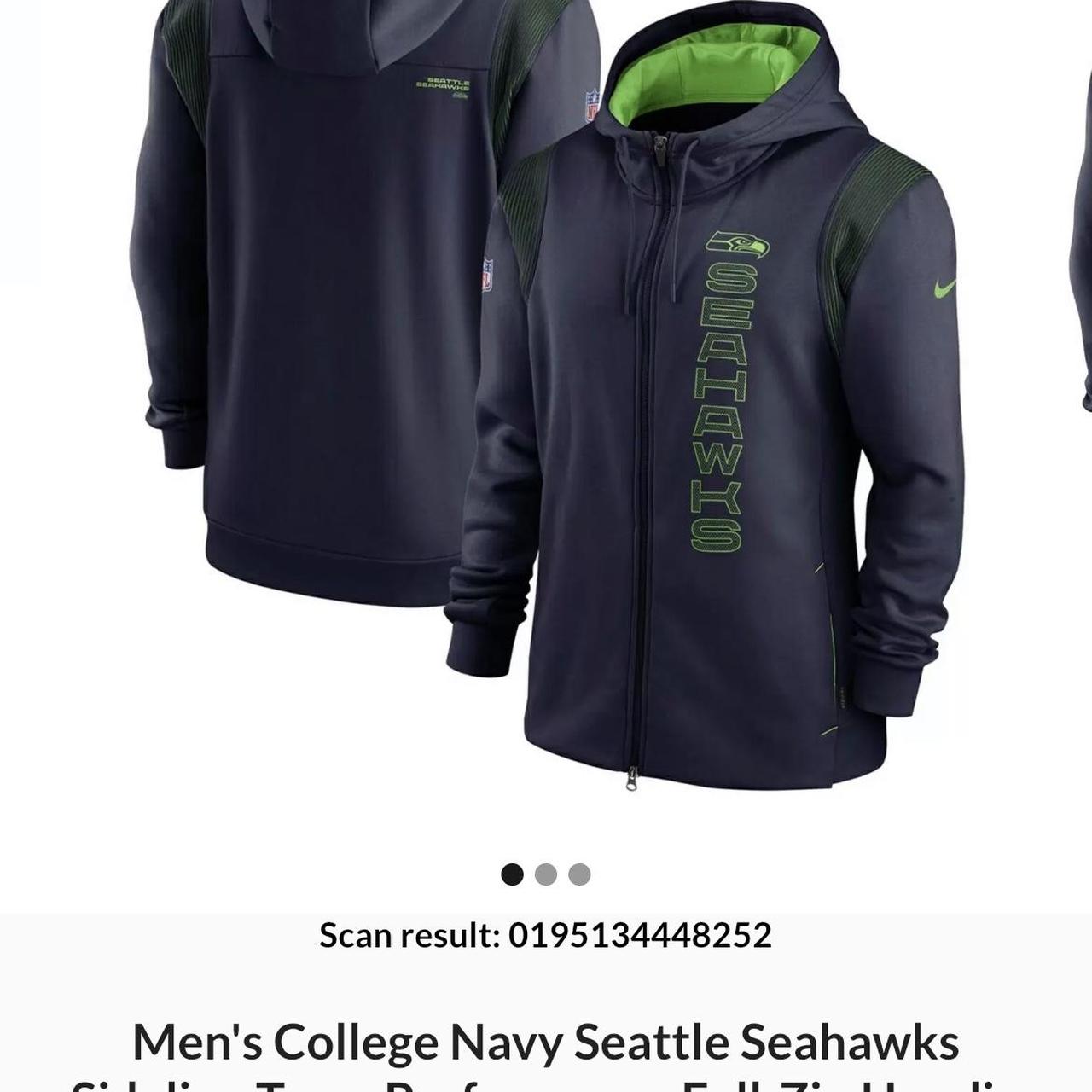 Nike Seahawks Hoodie Sweatshirt Adult Small Mens - Depop