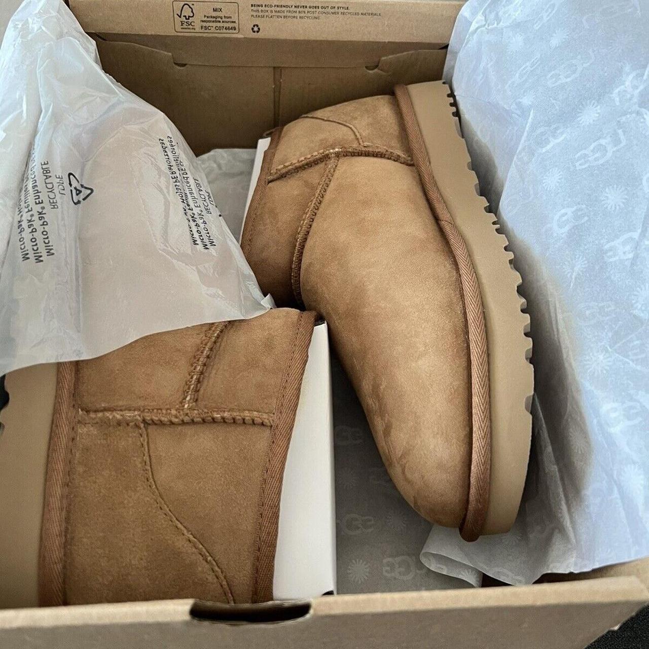 Mini uggs in chestnut A few pairs available,... Depop