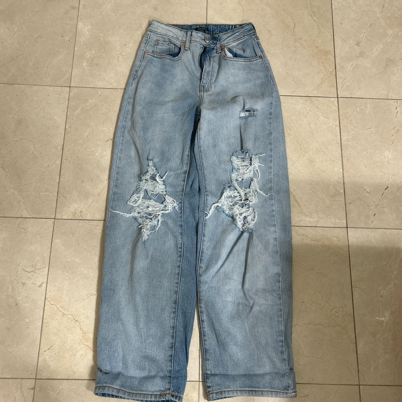 Wild Fable Wide Leg Ripped Jeans Brand New Lighter Depop