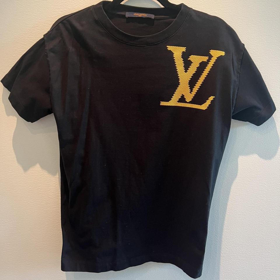 Black/White/Grey LVSE Monogram T-Shirt Worn Once - Depop