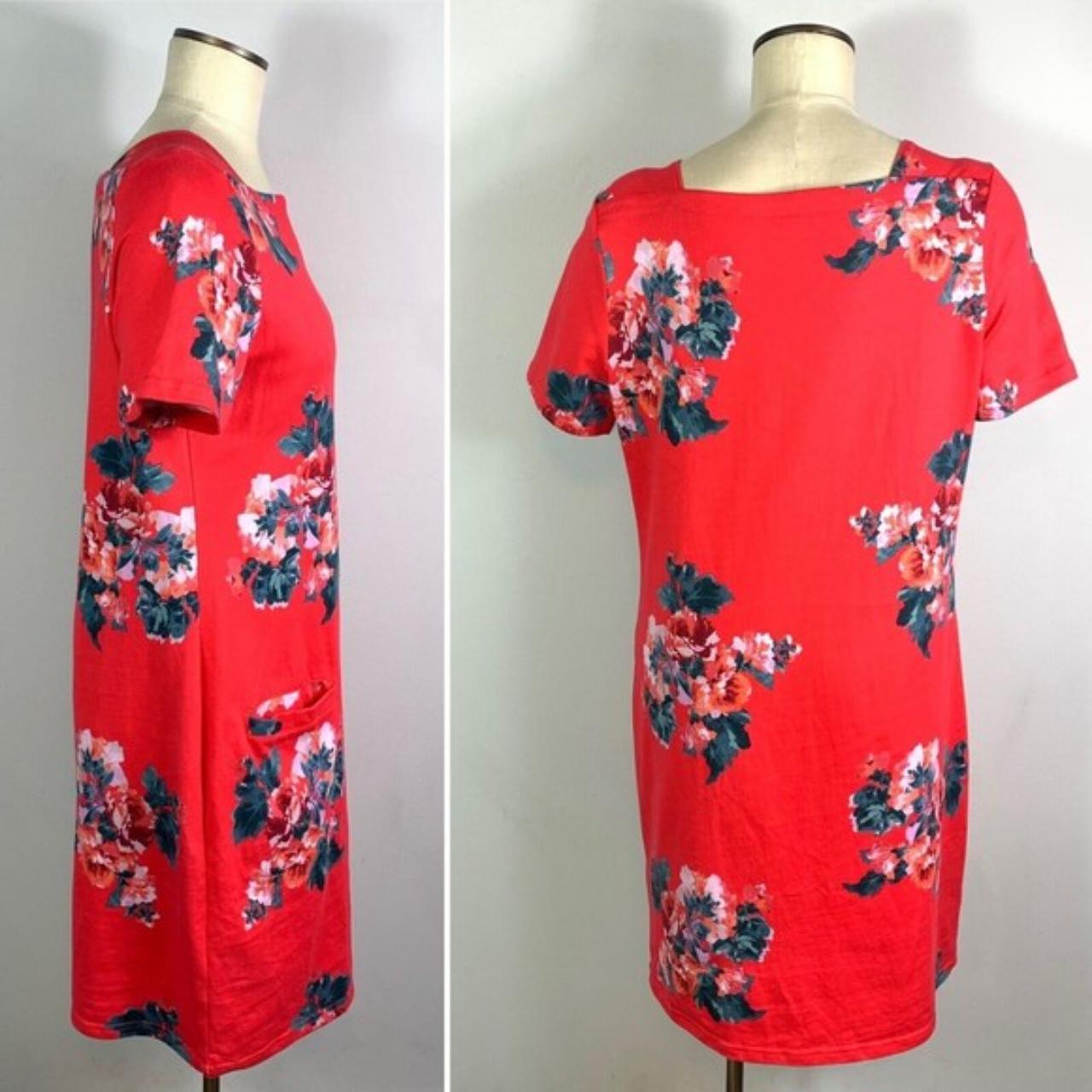 Joules red outlet dress