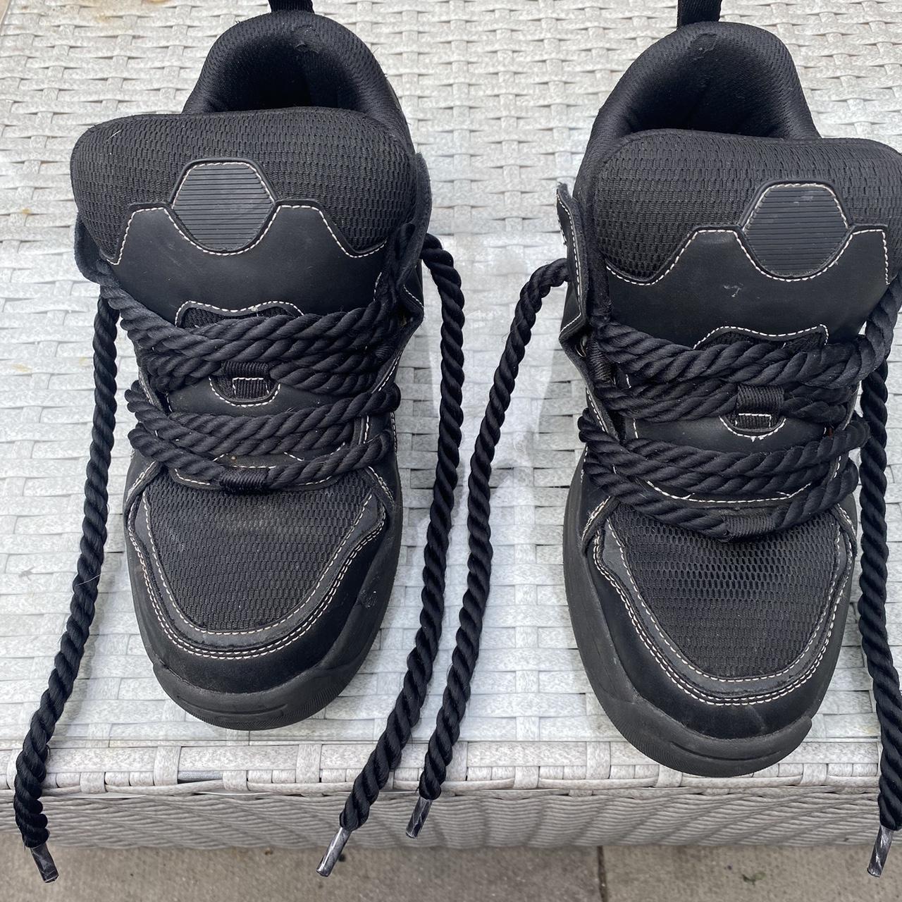 Zara x lanvin chunky trainers Rope laces Decent | Depop