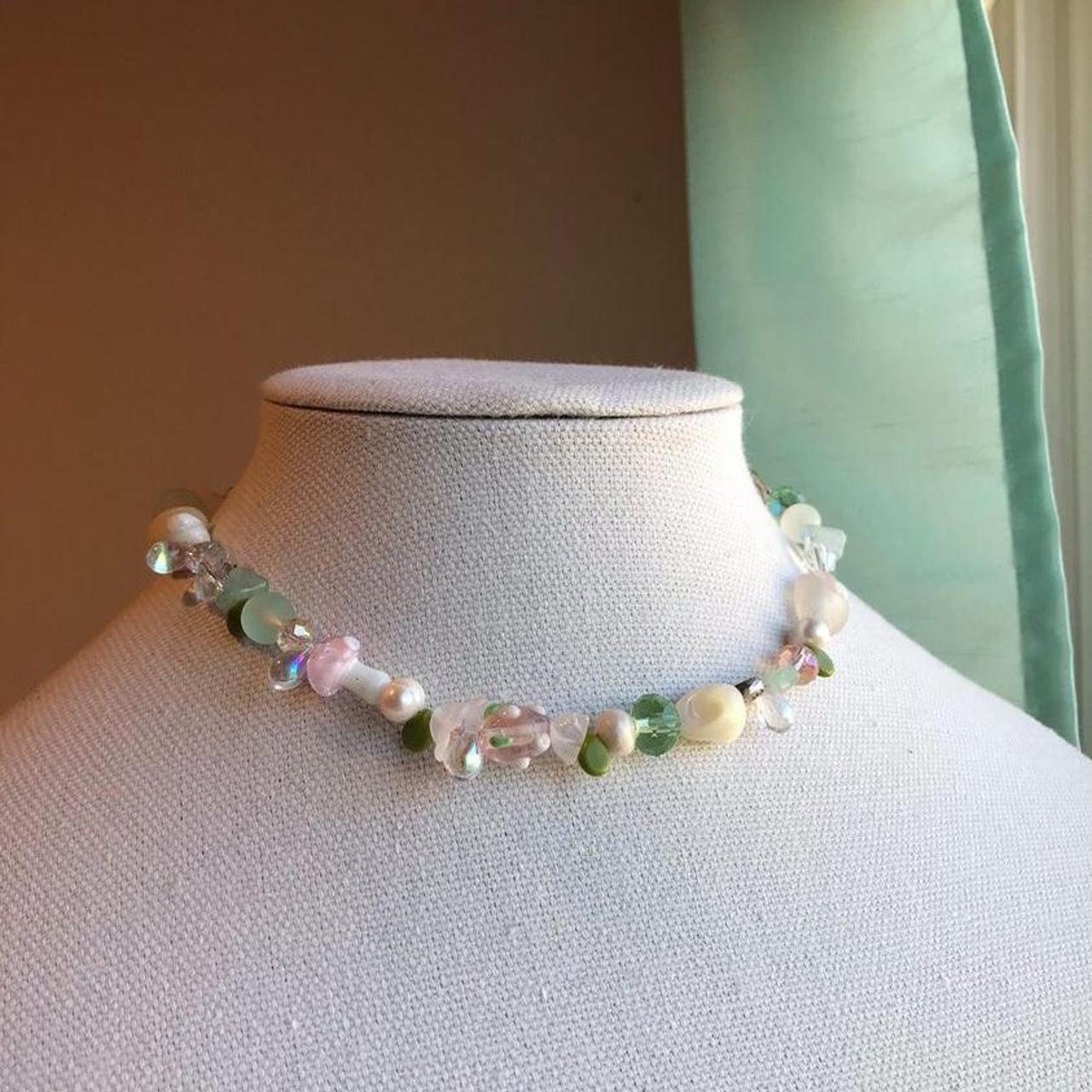 Women's Pink and Green Jewellery