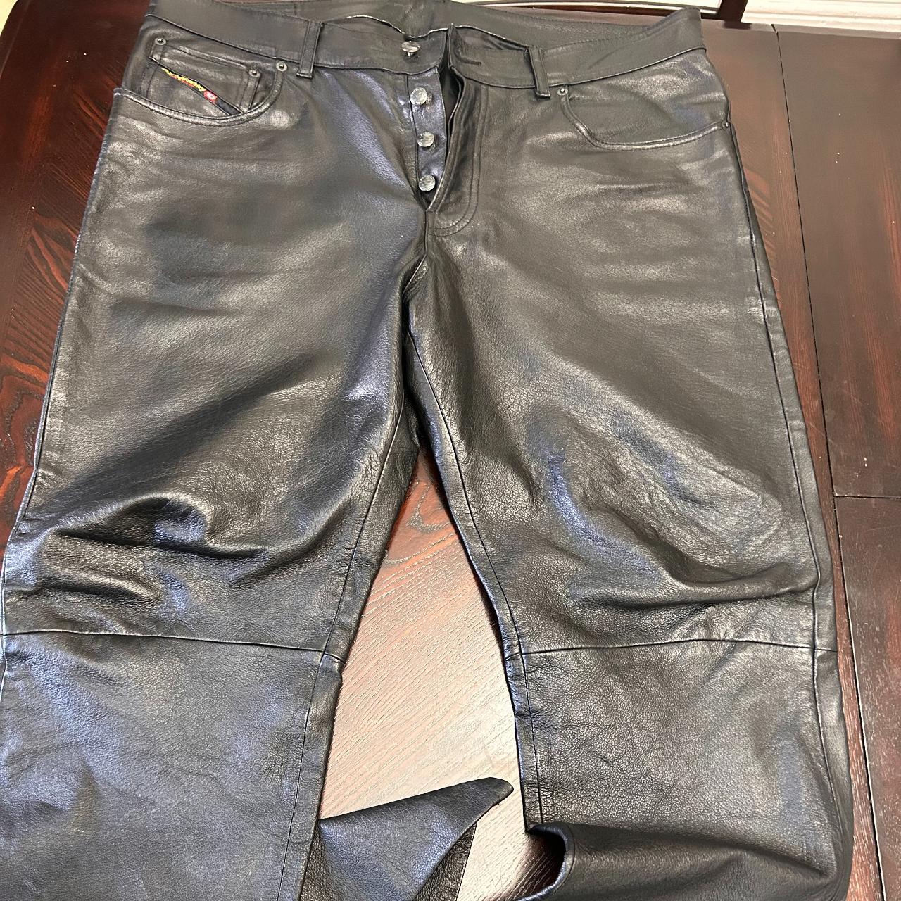 Diesel Men's Black Trousers | Depop