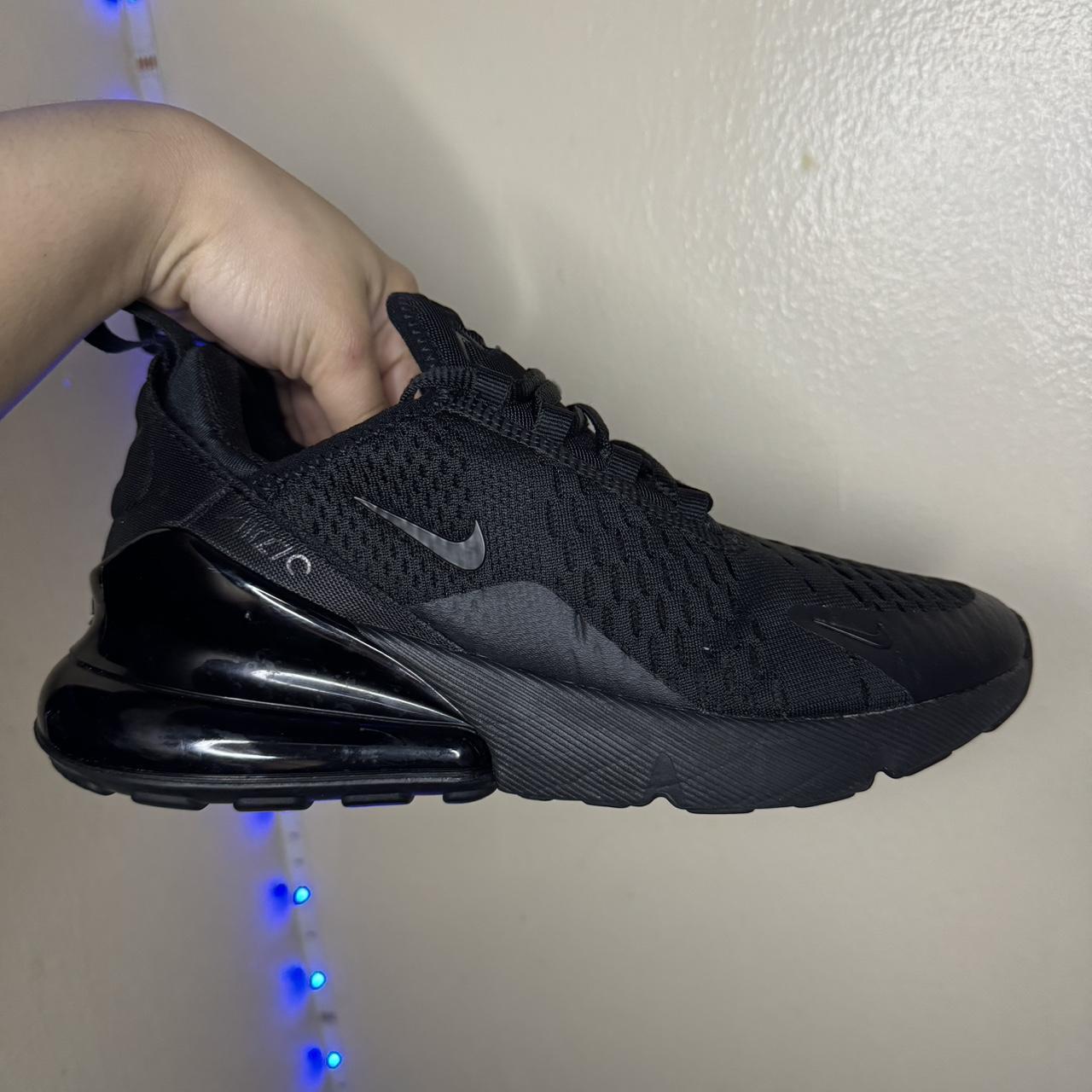 Nike Air Max 270s - All black - kids 4.5, womens... - Depop